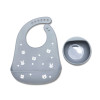 Силиконов сет за хранене 2 части Grey