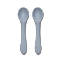 Силиконови лъжички 2бр Grey