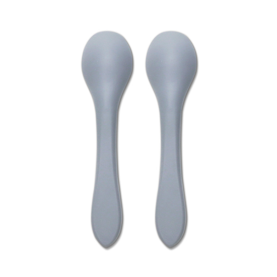 Силиконови лъжички 2бр Grey