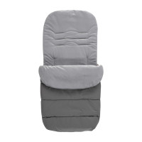 Термочувалче за количка 95/48 см тъмно сиво/сив плюш
