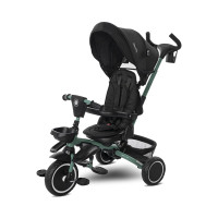 Сгъваема триколка Freccia Black and Green с ротация 360