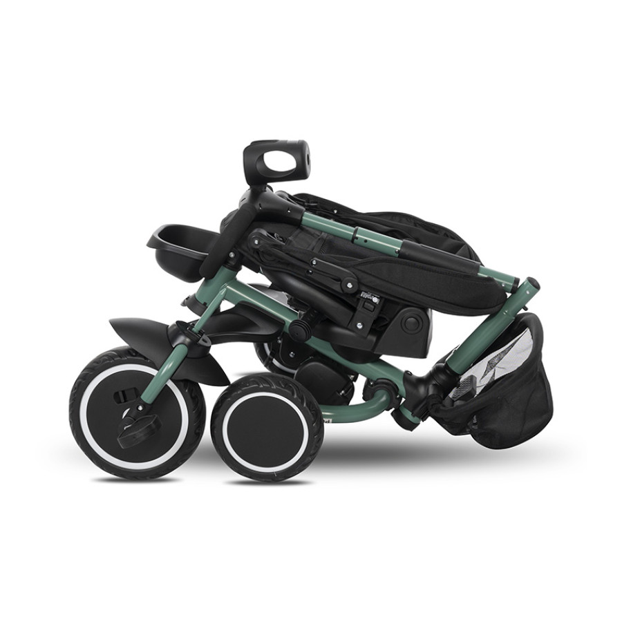 Сгъваема триколка Freccia Black and Green с ротация 360