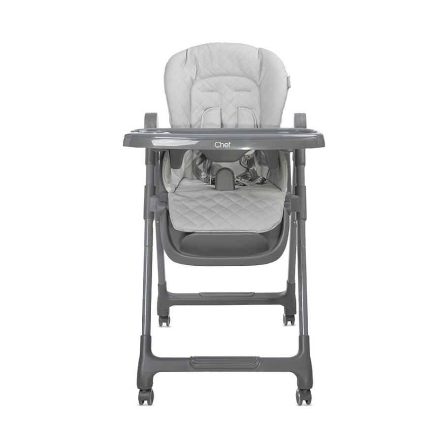 Стол за хранене 3в1 Chef Grey Leather