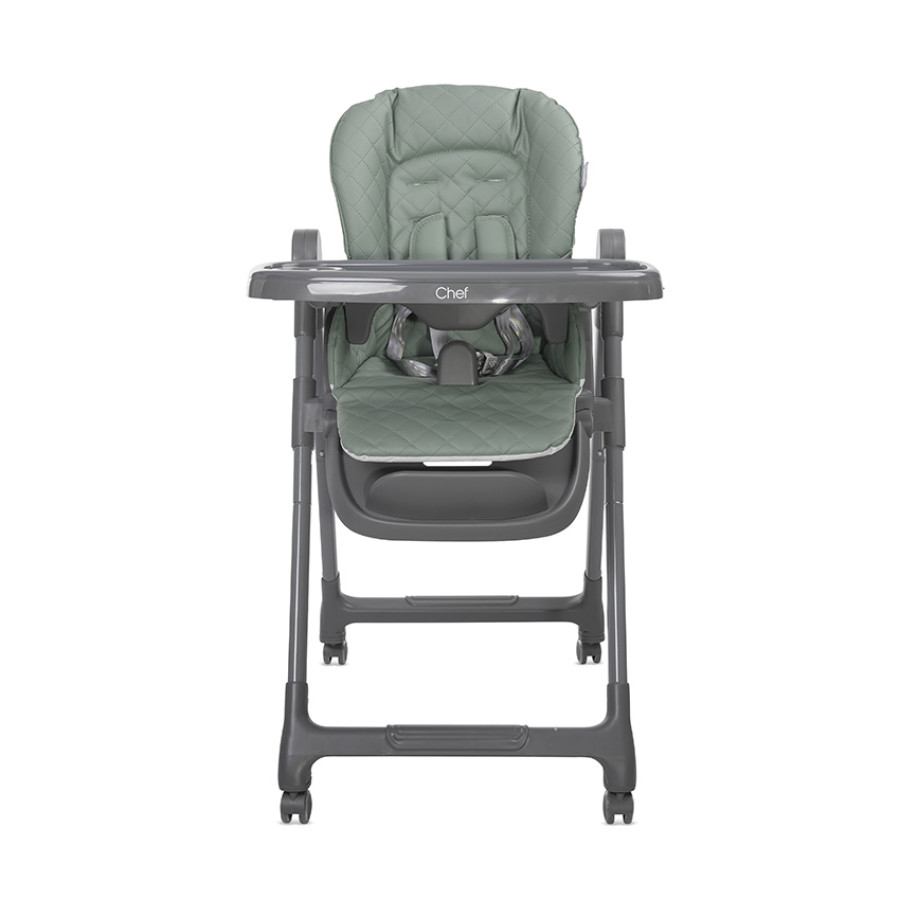 Стол за хранене 3в1 Chef Green Leather