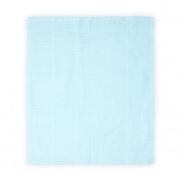 Памучно одеяло 75/100 см синьо