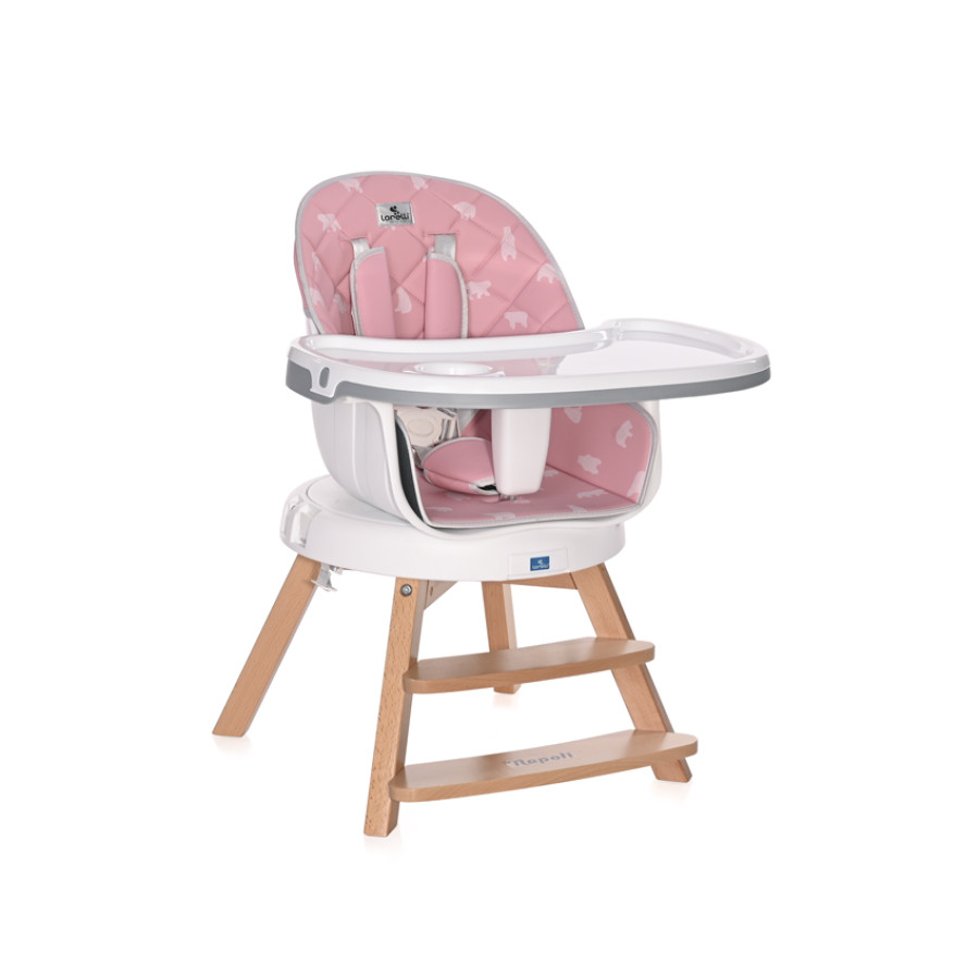 Стол за хранене Napoli с ротация Pink Bears
