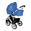 Детска количка Monza 3 blue + въздушни гуми