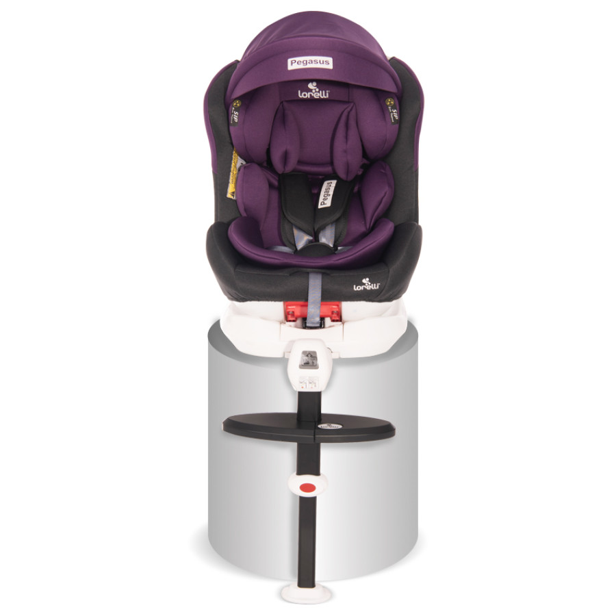 Стол за кола Pegasus Isofix 0-36kg Grey & Violet