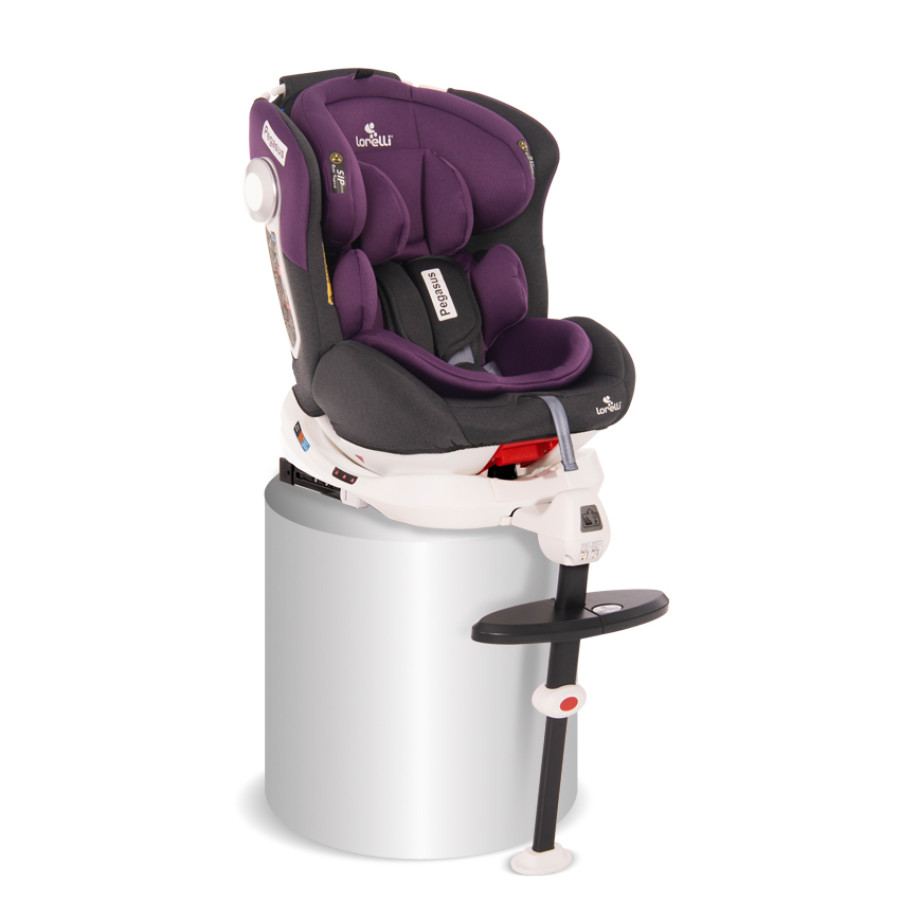 Стол за кола Pegasus Isofix 0-36kg Grey & Violet