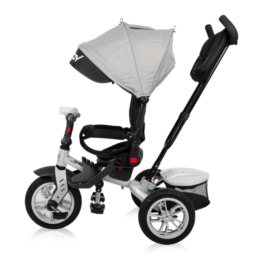 Триколка Speedy с въздушни гуми Grey & Black