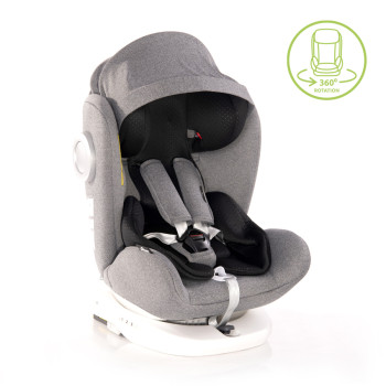Стол за кола Lusso SPS Isofix 0-36 kg Grey