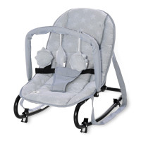 Шезлонг Eliza Luxe Silver Blue Stars